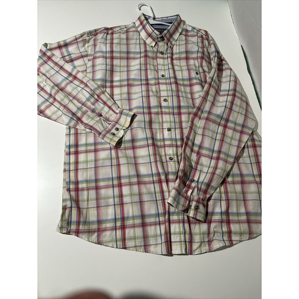 Wrangler Outdoor Men 2X Large Long Sleeve Button Shirt riding roping and hunting